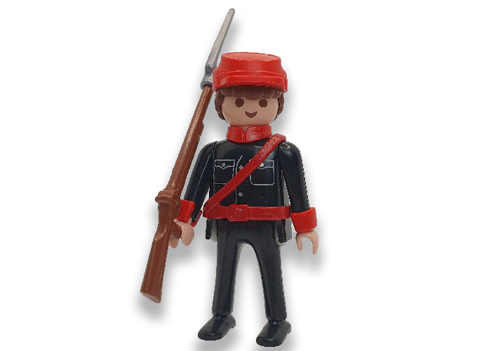 Playmobil Soldado Confederado Kepi Rojo playmobil